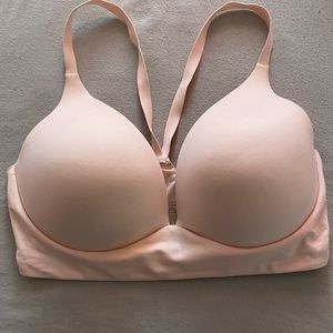 Victoria Secret plunge bra light pink 34DD